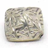 Stamped Beads bali silver bead