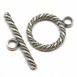 Bali Twisted Toggles bali silver bead