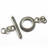 Bali Twisted Toggles bali silver bead