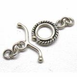 Bali Twisted Toggles bali silver bead