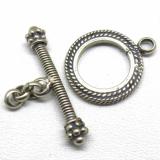 Bali Twisted Toggles bali silver bead