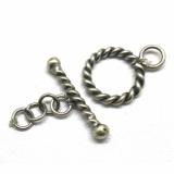 Bali Twisted Toggles bali silver bead