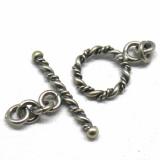 Bali Twisted Toggles bali silver bead