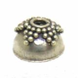 Caps bali silver bead