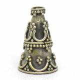 Cones bali silver bead