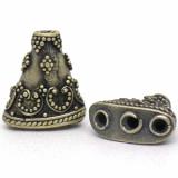 Cones bali silver bead