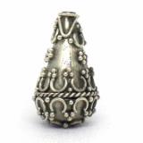 Cones bali silver bead