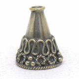 Cones bali silver bead