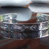 Bangle bali silver bead