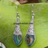 Earring bali silver bead