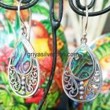 Earring bali silver bead