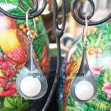 Earring bali silver bead