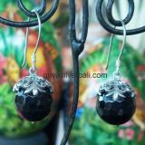 Earring bali silver bead