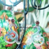 Earring bali silver bead