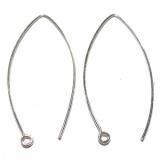 Earring Hooks bali silver bead