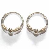 Earring Hoops Silver Earring bali silver bead