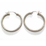 Earring Hoops bali silver bead