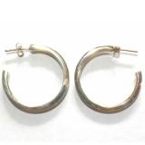 Earring Hoops bali silver bead