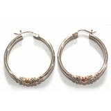 Earring Hoops bali silver bead