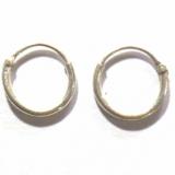 Earring Hoops bali silver bead