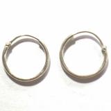 Earring Hoops bali silver bead