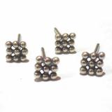 Earring Stud bali silver bead