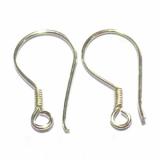 Earring Hooks bali silver bead