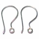 Earring Hooks bali silver bead