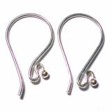 Earring Hooks bali silver bead