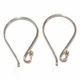 Earring Hooks bali silver bead