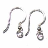 Earring Hooks bali silver bead