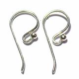 Earring Hooks bali silver bead