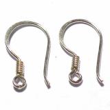 Earring Hooks bali silver bead