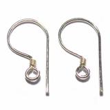 Earring Hooks bali silver bead