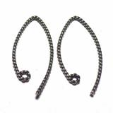 Earring Hooks bali silver bead