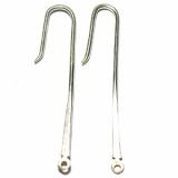 Earring Hooks bali silver bead