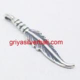 Feathers And Wings bali silver bead