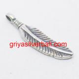 Feathers And Wings bali silver bead