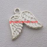 Feathers And Wings bali silver bead