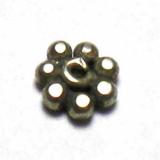 Flat Daisy Spacer bali silver bead