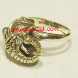 Ring No Stone bali silver bead