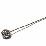 Head Pins bali silver bead