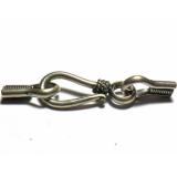 Hook Clasps bali silver bead