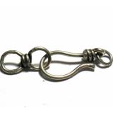 Hook Clasps bali silver bead