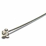 Head Pins bali silver bead