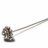 Head Pins bali silver bead