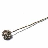 Head Pins bali silver bead