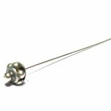 Head Pins bali silver bead