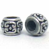 Large Hole Bead Casting bali silver bead