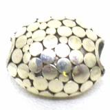 Large Hole Bead Handmade bali silver bead